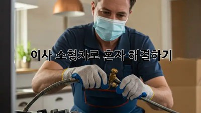 이사, 소형차로 혼자 해결하기!
